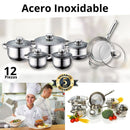 CocinaOn™ Pack Completo de Ollas 12 piezas + 3 Utensilios