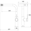 AquaTurn 360™ – Acero inoxidable con 4 modos de chorro