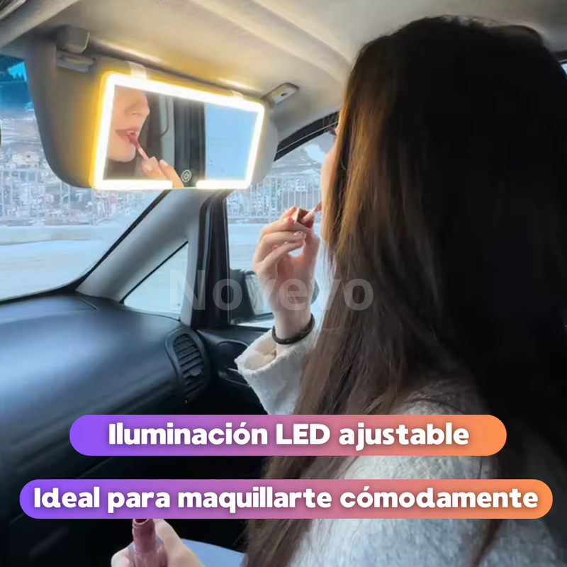 Glowmirror™ Espejo De Lujo LED para Coche - [PROMOCIÓN DISPONIBLE SOLO HOY]