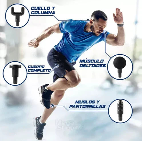 MassageGun™ Masajeador Muscular Inalambrico + Envío Gratis - [PROMOCIÓN DISPONIBLE SOLO HOY]