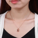 BestWishes™ Caja de Rosa Eterna | Collar "Te Amo" en 100 Idiomas en Oro Rosa + Bolsa de Regalo Gratis - [PROMOCIÓN DISPONIBLE SOLO HOY]