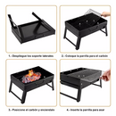 EasyBarbe Parrilla Portatil Plegable -  Tu Asado Donde Quiera Que Vayas - [PROMOCIÓN DISPONIBLE SOLO HOY]