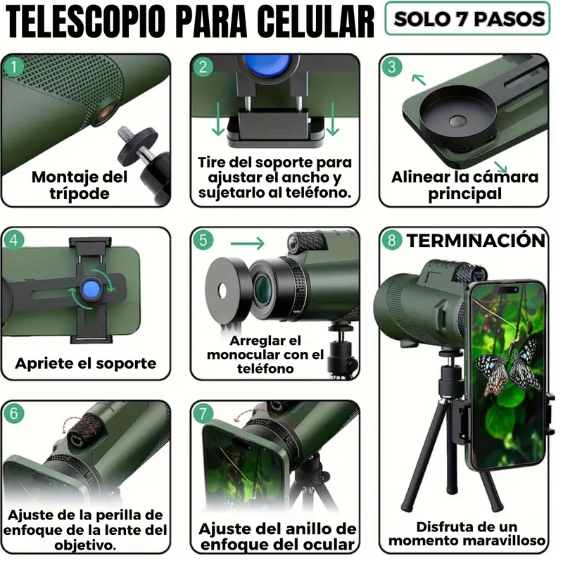Mini Telescopio SkyLens™ + Regalo - El universo, más cerca que nunca