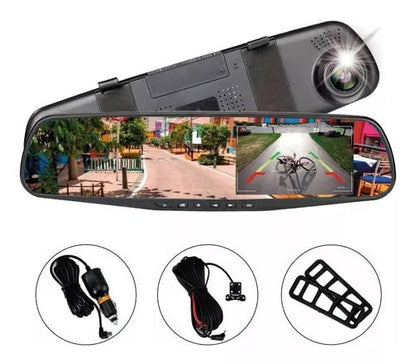 DriveGuard - Cámara Espejo Retrovisor I Máxima seguridad al conducir