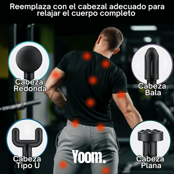 MassageGun™ Masajeador Muscular Inalambrico + Envío Gratis - [PROMOCIÓN DISPONIBLE SOLO HOY]