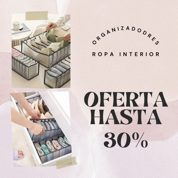 PerfectOrganizer™ - Set de 3 Organizadores de Ropa Interior - [PROMOCIÓN DISPONIBLE SOLO HOY]
