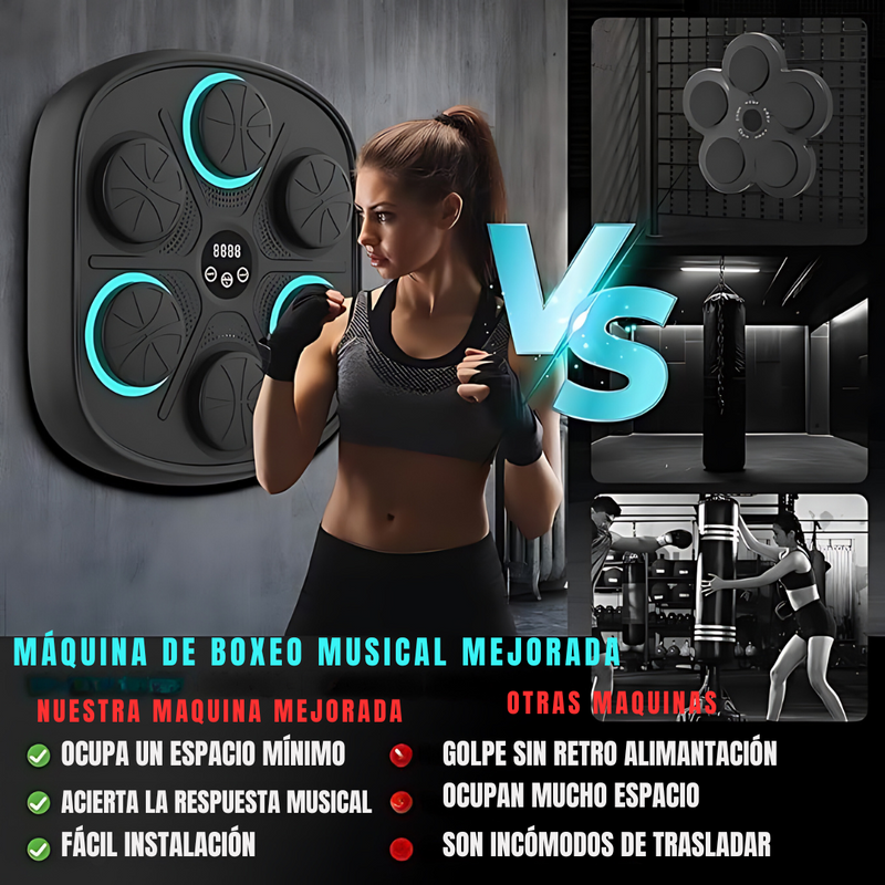 PunchBeat™  Maquina de Boxeo Inteligente + GUANTES DE REGALO 🎁 - [PROMOCIÓN DISPONIBLE SOLO HOY]