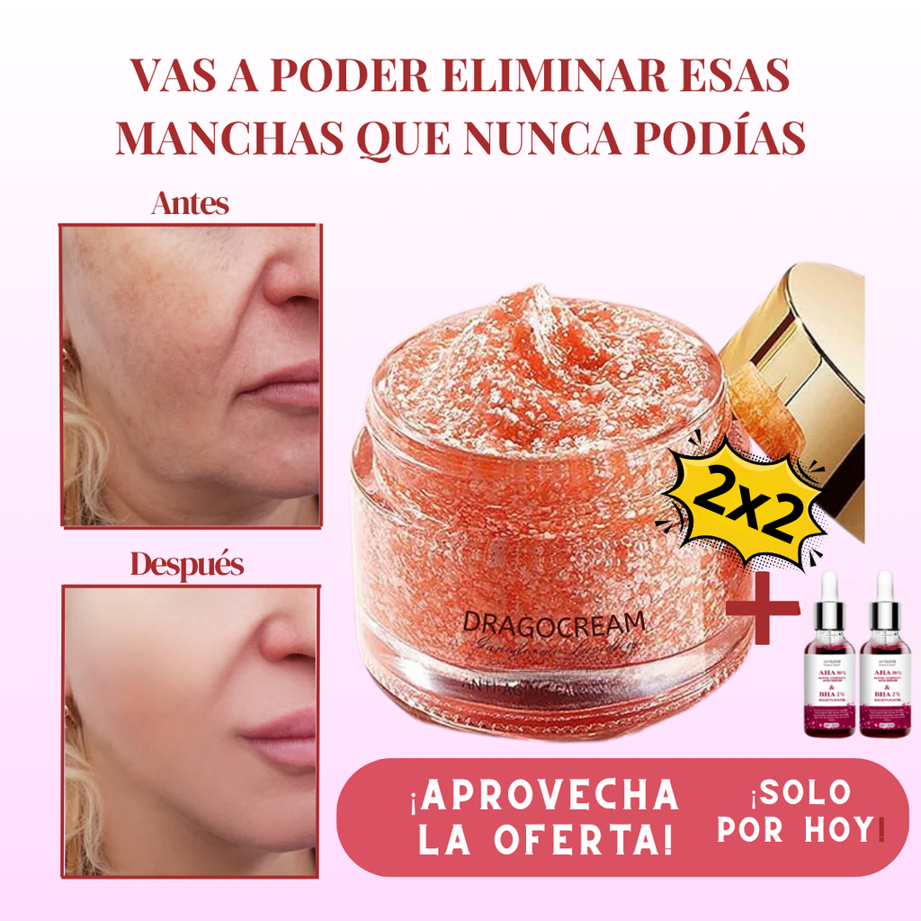 DragoCream | Tu misma piel, ¡pero 10 años más joven!  |  2x2 solo hoy