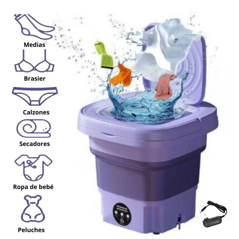 Speed Clean™  Mini Lavadora Portátil ¡Practicidad y Ropa Limpia! - [PROMOCIÓN DISPONIBLE SOLO HOY]