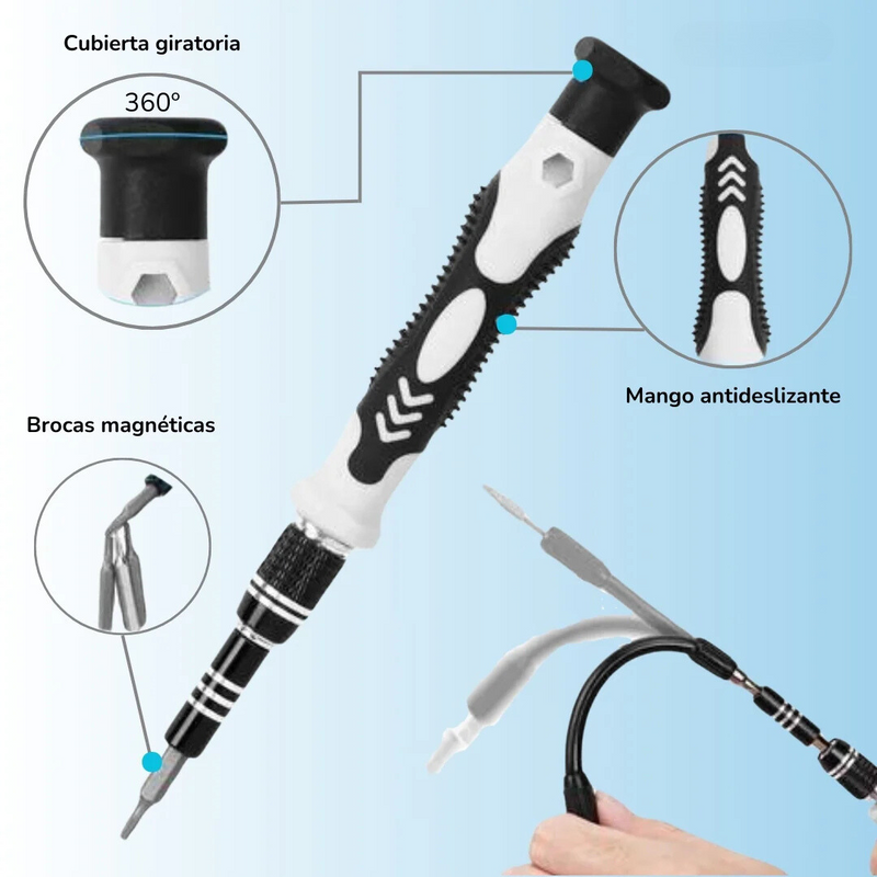 NanoTorque™ - Destornillador de alta precisión 115 en 1 - [PROMOCIÓN DISPONIBLE SOLO HOY]