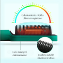 LisoPerfecto Cepillo Alisador 2 en 1 Antiquemaduras 5 Niveles 45w | Para un Alisado Perfecto en 5 Minutos - [PROMOCIÓN DISPONIBLE SOLO HOY]