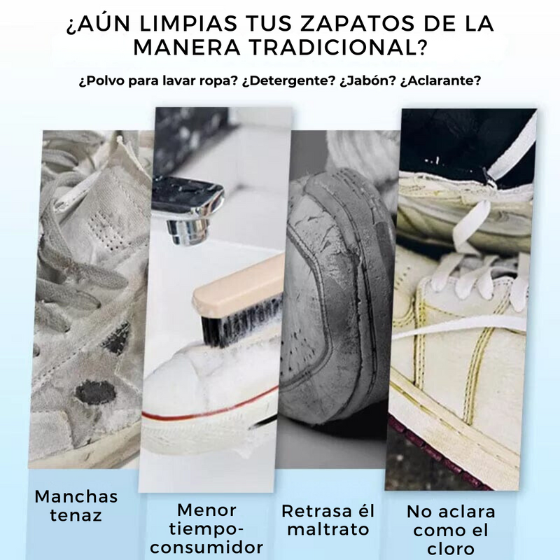 CleaningCream™ Crema Limpiadora Blanca de Zapatillas - [PROMOCIÓN DISPONIBLE SOLO HOY]