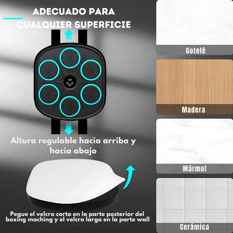 PunchBeat™  Maquina de Boxeo Inteligente + GUANTES DE REGALO 🎁 - [PROMOCIÓN DISPONIBLE SOLO HOY]