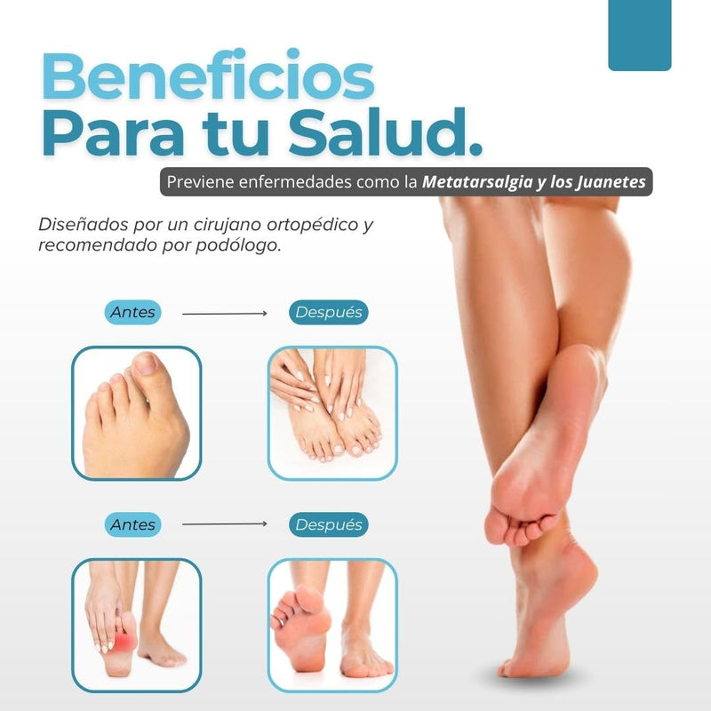 TheraToes™ Almohadillas Terapéuticas con Separador de Dedos - [PROMOCIÓN DISPONIBLE SOLO HOY]