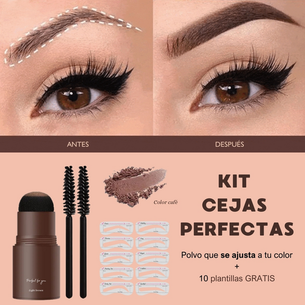 PerfectBrow™ Kit: Cejas Impecables al Instante + Guía de Aplicación - [PROMOCIÓN DISPONIBLE SOLO HOY]