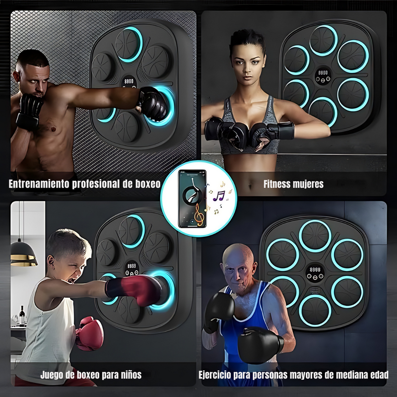 PunchBeat™  Maquina de Boxeo Inteligente + GUANTES DE REGALO 🎁 - [PROMOCIÓN DISPONIBLE SOLO HOY]