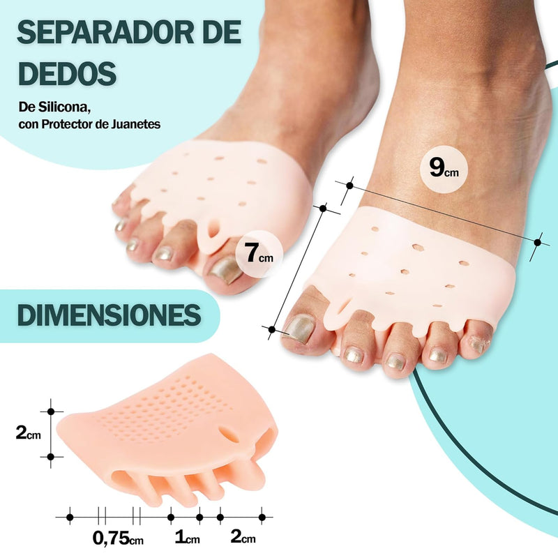 TheraToes™ Almohadillas Terapéuticas con Separador de Dedos - [PROMOCIÓN DISPONIBLE SOLO HOY]