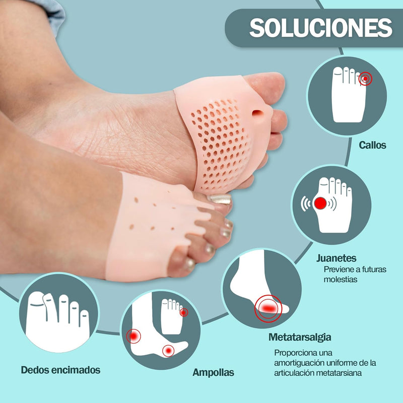 TheraToes™ Almohadillas Terapéuticas con Separador de Dedos - [PROMOCIÓN DISPONIBLE SOLO HOY]
