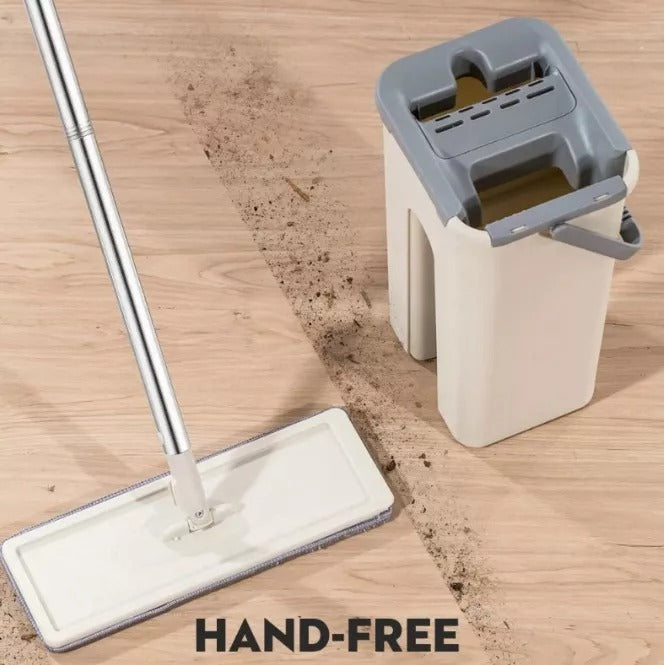 FlatMop Mopa Fregona 7L + 5 Recambios Gratis - [PROMOCIÓN DISPONIBLE SOLO HOY]