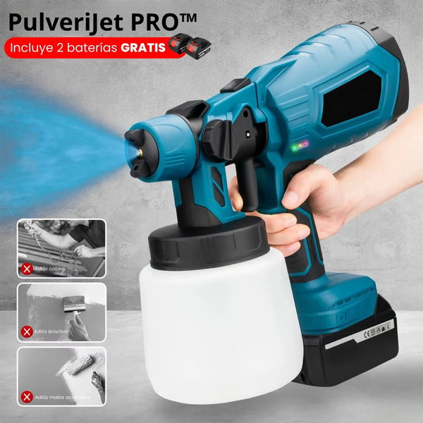 PulveriJet PRO™ - Pistola Pulverizadora Inalámbrica Profesional