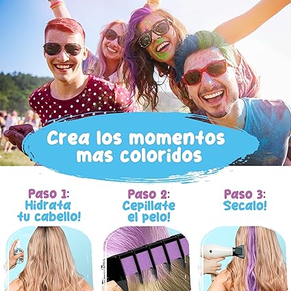 MagicHair™ 6 Peines con Tizas para el Pelo - [PROMOCIÓN DISPONIBLE SOLO HOY]