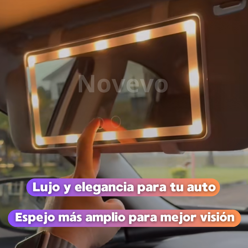 Glowmirror™ Espejo De Lujo LED para Coche - [PROMOCIÓN DISPONIBLE SOLO HOY]
