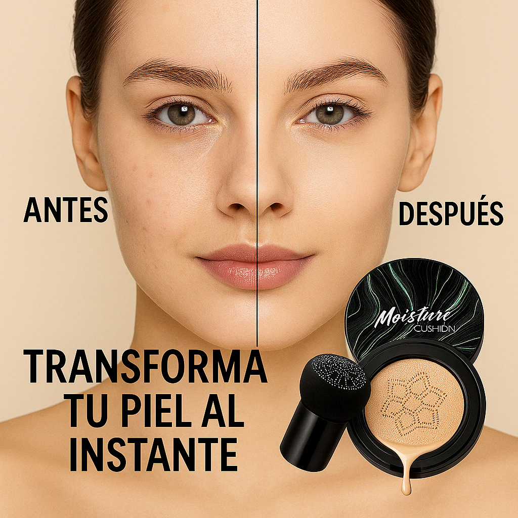 GlowSkin Base Iluminadora de Alta Cobertura + Brocha Gratis