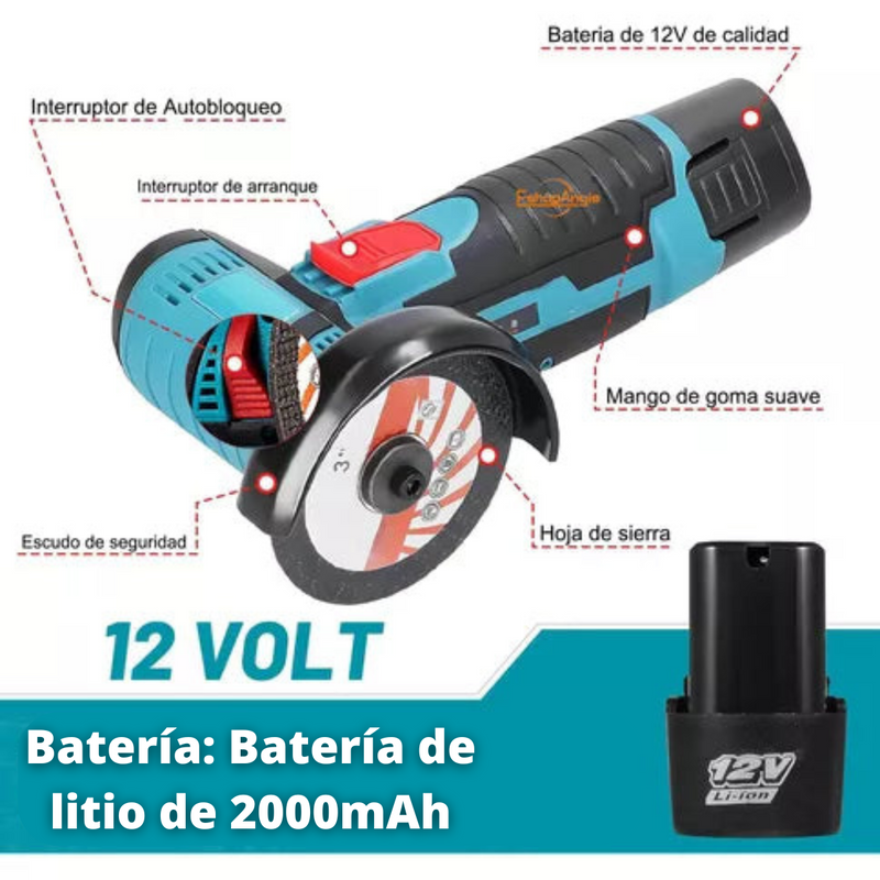 SharpCut™ - Amoladora Angular Inalámbrica Recargable - [PROMOCIÓN DISPONIBLE SOLO HOY]