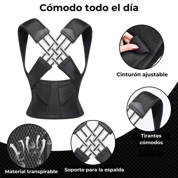 PosturaPro™ Corrector de Postura - Nueva Postura en Segundos - [PROMOCIÓN DISPONIBLE SOLO HOY]