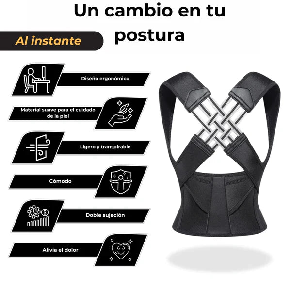 PosturaPro™ Corrector de Postura - Nueva Postura en Segundos - [PROMOCIÓN DISPONIBLE SOLO HOY]