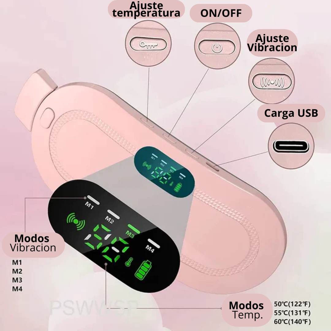 BeltConfort Almohadilla Alivio de Dolor Menstrual - [PROMOCIÓN DISPONIBLE SOLO HOY]