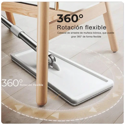 FlatMop™ Mopa Fregona 7L + 5 Recambios Gratis - [PROMOCIÓN DISPONIBLE SOLO HOY]