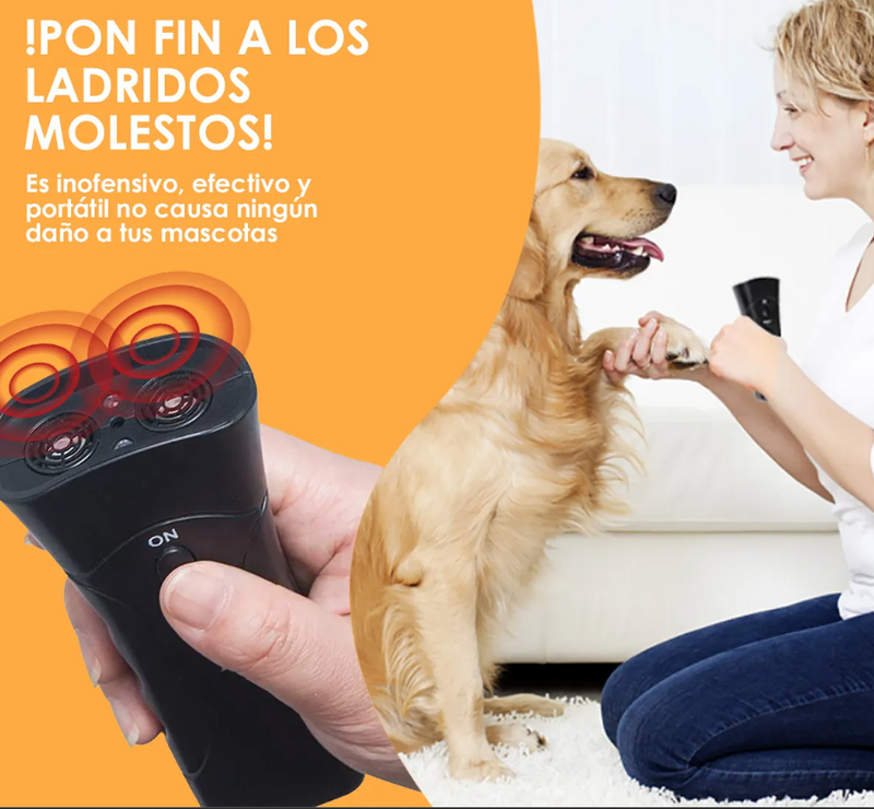 PetQuiet™ Dispositivo de Control Ultrasónico Antiladridos para Mascotas - [PROMOCIÓN DISPONIBLE SOLO HOY]