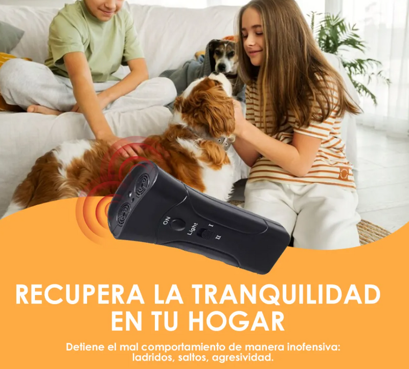 PetQuiet™ Dispositivo de Control Ultrasónico Antiladridos para Mascotas - [PROMOCIÓN DISPONIBLE SOLO HOY]
