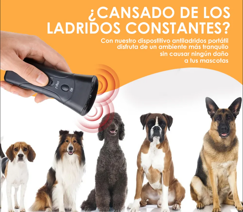 PetQuiet™ Dispositivo de Control Ultrasónico Antiladridos para Mascotas - [PROMOCIÓN DISPONIBLE SOLO HOY]