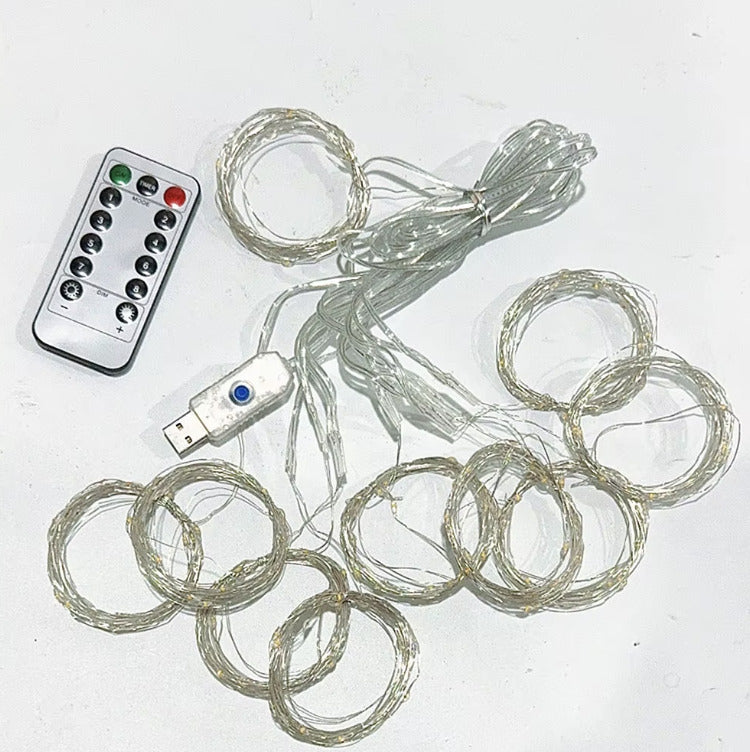 CortinaLumina™ Cortina de Luces Navideñas con control remoto 120 LEDS - [PROMOCIÓN DISPONIBLE SOLO HOY]
