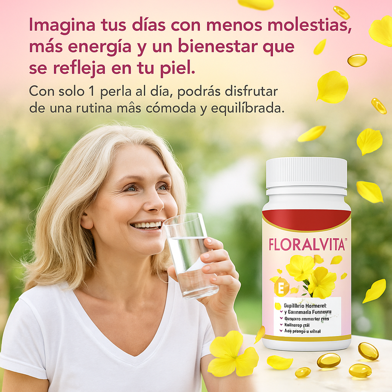 FloralVita™ – Equilibrio Hormonal y Bienestar Femenino