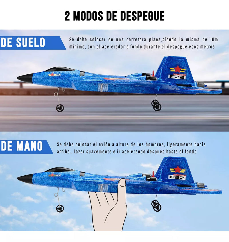 FlyCombat™ Avión Teledirigido Indestructible - [PROMOCIÓN DISPONIBLE SOLO HOY]