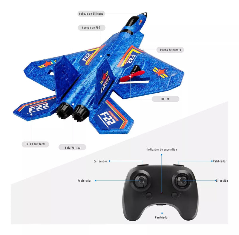 FlyCombat™ Avión Teledirigido Indestructible - [PROMOCIÓN DISPONIBLE SOLO HOY]