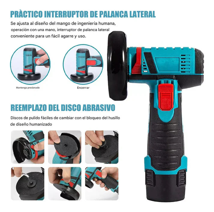 SharpCut™ - Amoladora Angular Inalámbrica Recargable - [PROMOCIÓN DISPONIBLE SOLO HOY]