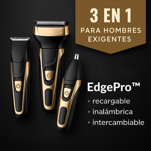 EdgePro™ Afeitadora 3 en 1 Recargable - [PROMOCIÓN DISPONIBLE SOLO HOY]