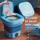 MiniWash Mini Lavadora Portátil 8L - 3 niveles de vibración con cesta de lavado - [PROMOCIÓN DISPONIBLE SOLO HOY]