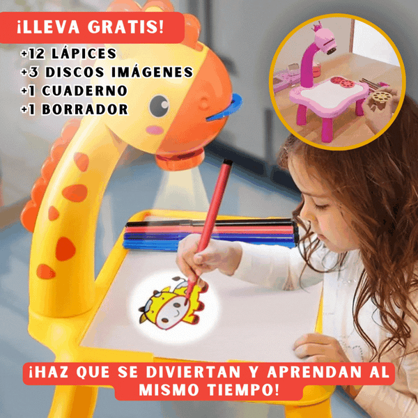 DeskFun™ Mesa Proyectora De Dibujos Infantil - [PROMOCIÓN DISPONIBLE SOLO HOY]