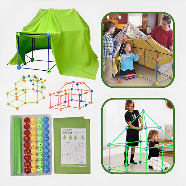 PlayFort 3D™ - Kit Mágico de Construcción de Fuertes en 3D - [PROMOCIÓN DISPONIBLE SOLO HOY]