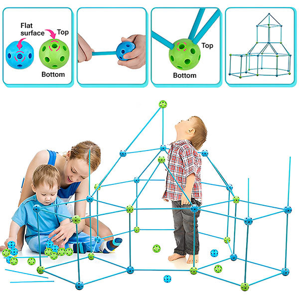 PlayFort 3D™ - Kit Mágico de Construcción de Fuertes en 3D - [PROMOCIÓN DISPONIBLE SOLO HOY]
