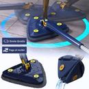 FácilMop - Fregona autoescurrible, limpia sin esfuerzo + Cepillo Giratorio GRATIS