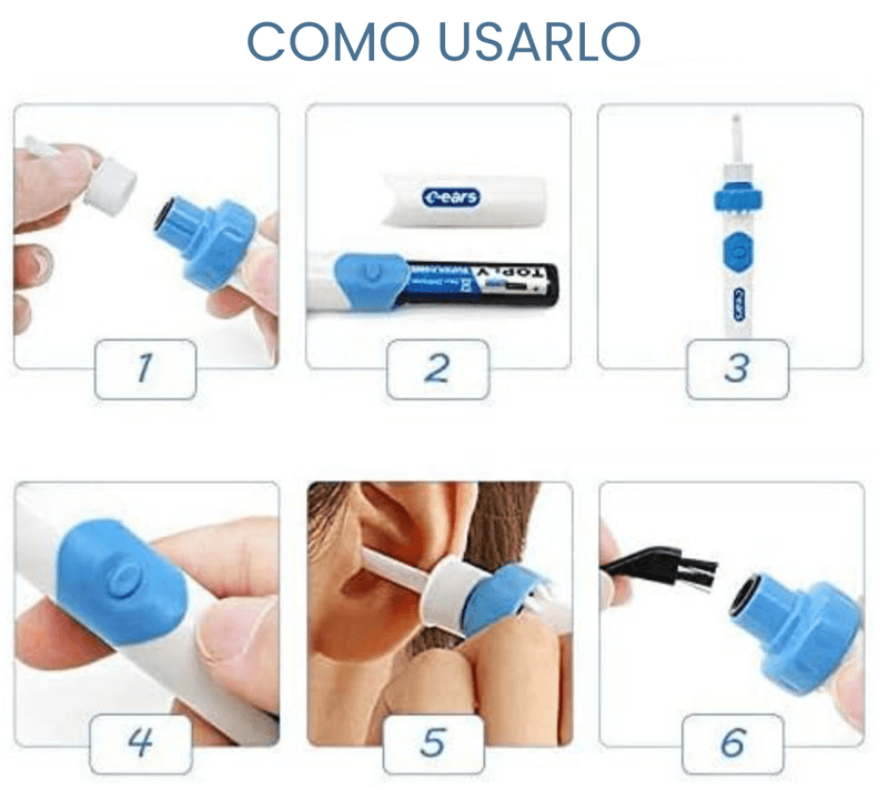CeraCleaner™ Limpiador Eléctrico para Oídos - [PROMOCIÓN DISPONIBLE SOLO HOY]