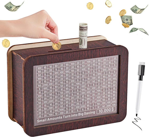 MoneyGuard™ Hucha de Madera con Contador - [PROMOCIÓN DISPONIBLE SOLO HOY]