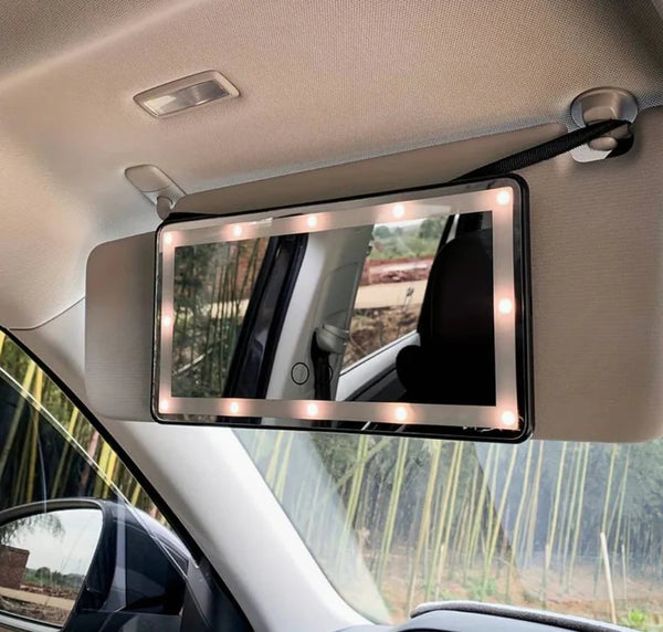 Glowmirror™ Espejo De Lujo LED para Coche - [PROMOCIÓN DISPONIBLE SOLO HOY]