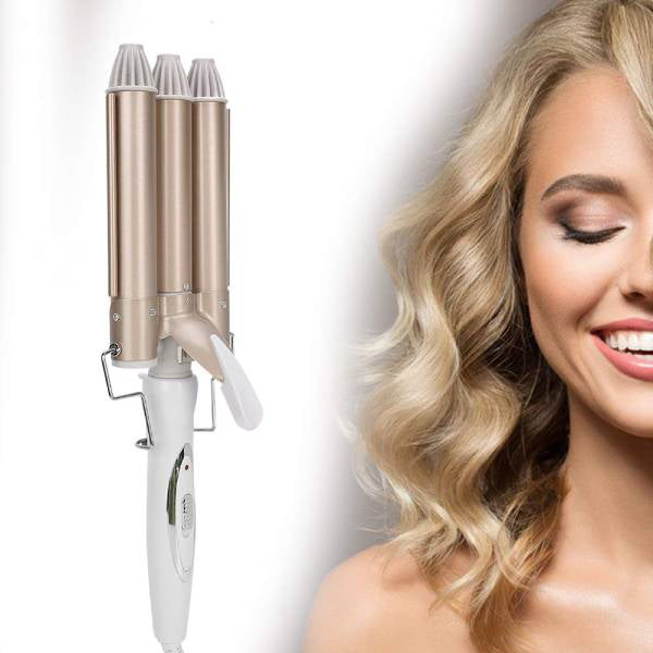 MegaStyle™ Rizador mágico para el cabello con 3 cilindros - [PROMOCIÓN DISPONIBLE SOLO HOY]